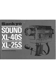 Sankyo XL 40 S manual. Camera Instructions.